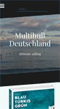 Mobile Screenshot of multihull-verein.de